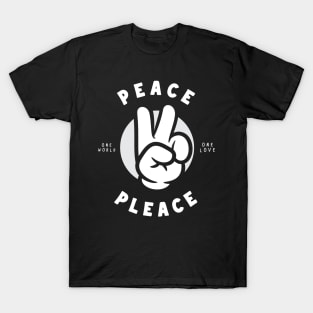 Peace Please - Hand Sign T-Shirt